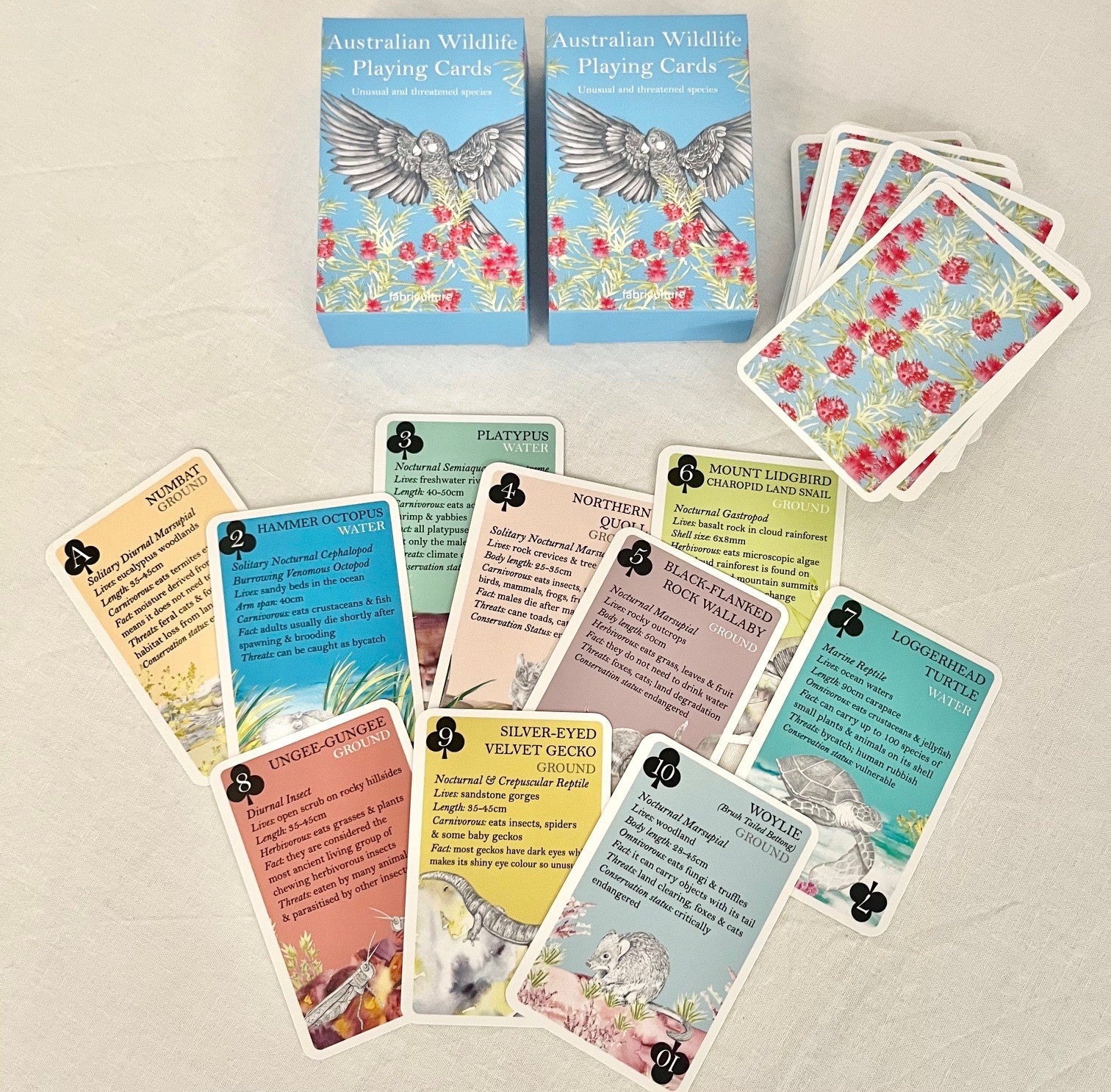 Fabriculture | Australian Wildlife | Playing Card & Notebook Set