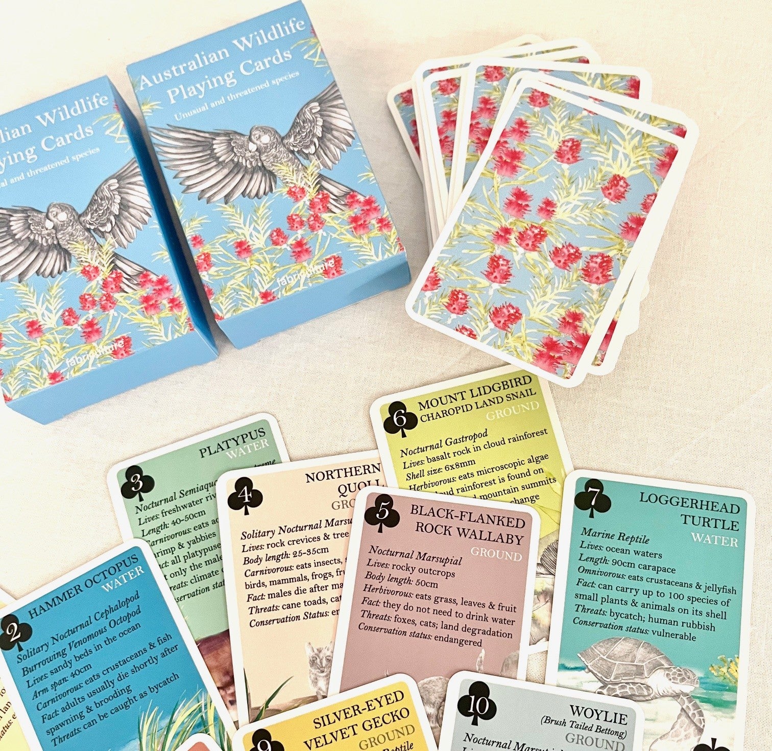 Fabriculture | Australian Wildlife | Playing Card & Notebook Set