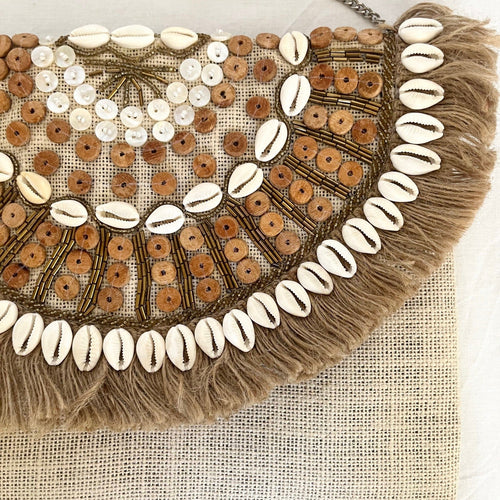 Coastal Shores | Natural Clutch Bag